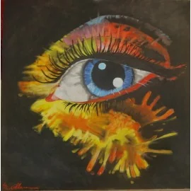 Painting - Oil on canvas - Eye Spectrum - Adam Miroslav