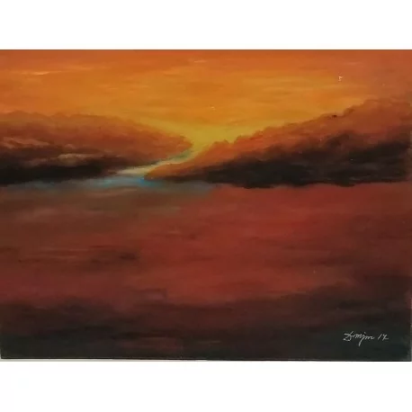 Obraz - Akryl - Západ slnka (10) - M. Dadajová