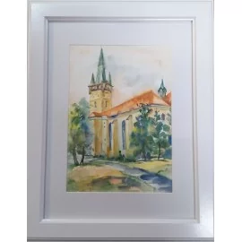 Obraz - Akvarel - Prešov 2 - Mária Lenárdová