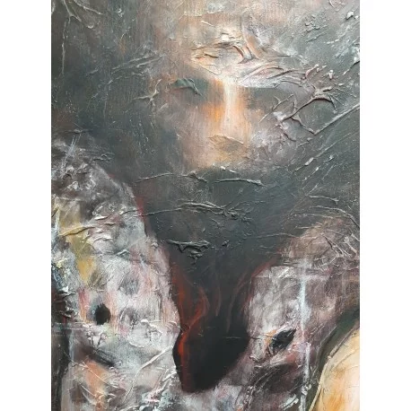 Obraz -Akryl na plátne - Babylon v plameňoch- Mgr. art Kamil Jurašek