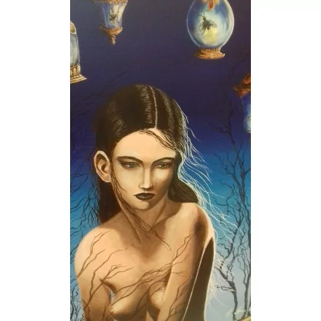 Obraz - Akryl na plátne - Uvaznené svetielka nádeje- V. Kirchnerová