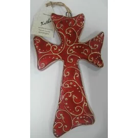 Keramika - Keramický krížik malý - Mihoková