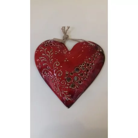 Keramika-Srdce č.3- Mihoková Katarína