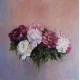Kvety bez vázy - Akad. mal. Igor Navrotskyi,originálny,ručne maľovaný obraz
