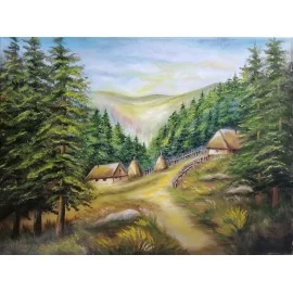 Painting - Oil painting - Nature XII. - Veronika Tóthová