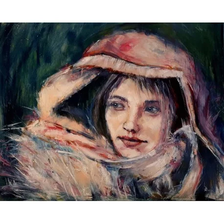 Molnárová Katarína- Portrét dievčaťa