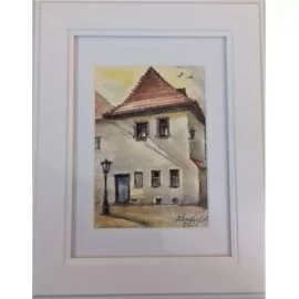 Obraz - Akvarel - Miklušova vaznica č.115 - Mária Lenárdová