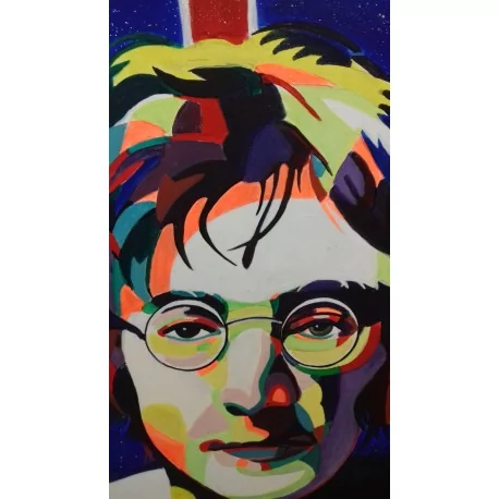 Obraz-olejomaľba-John Lennon- SZABÓ ATTILA