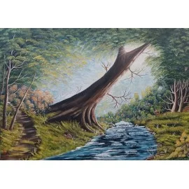 Painting - Oil painting - Nature XXXII. - Lupčo Ján