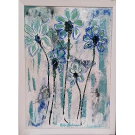 Modré kvety - Katarína Haraksimová