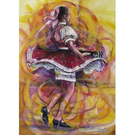 Picture - Comb. technique - Song of Dance - Mgr. art. Lubomir Korenko