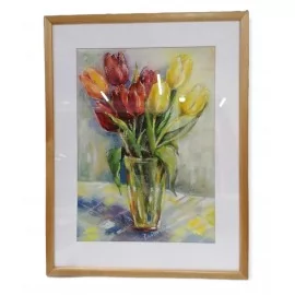 Farebné tulipánky - Mgr. Margita Rešovská