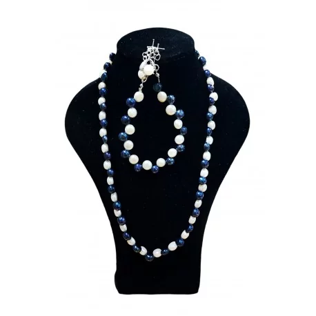 Kultivovaná riečna perla - náhrdelník, náramok, náušnice