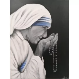 Matka Tereza s ružencom - Veronika Ferencová
