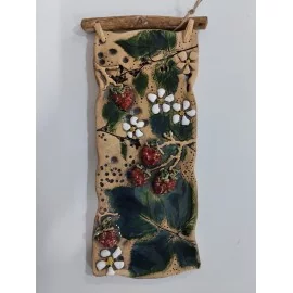 Keramika-Reliéf-Kachlica-kvety č.3 - Mihoková