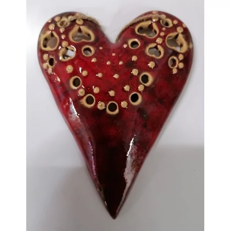 Keramika - Srdce - Podlhovasté č. 2 - Mihoková