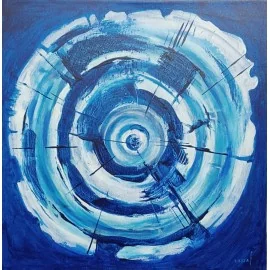 Modrý abstrakt - Ing. Lujza Ferková
