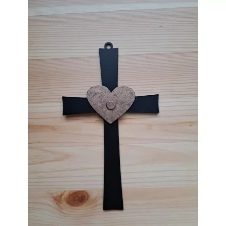 Krížik - kovaná dekorácia - Matúš Benčo