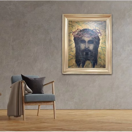 Ježiš - Ing. Lujza Ferková, originálny, ručne maľovaný obraz