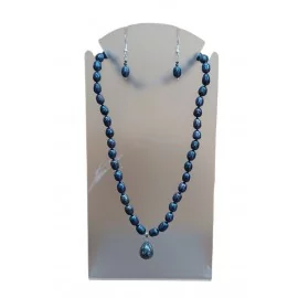 Citrín - ametyst - náhrdelník a náramok