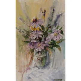 Kvety- Igor Navrotskyi, originálny, ručne maľovaný obraz