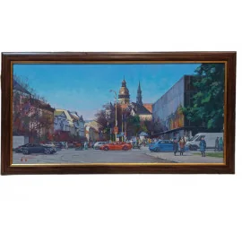 Akad. mal. Timour Karimov - Košice - originálny, ručne maľovaný obraz