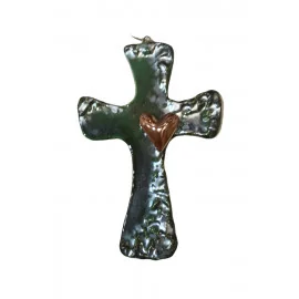 Keramika - Keramický kríž menší č 2. - Mihoková