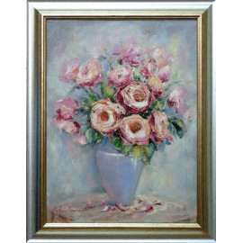 Sladké ruže 3- Ester Ksenzsighová,,originálny,ručne maľovaný obraz