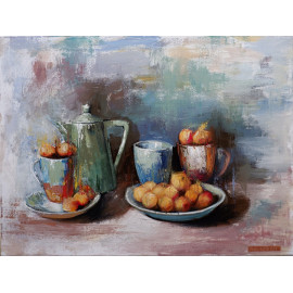Painting - Oil painting - Still life with a jug - Igor Navrotskyi