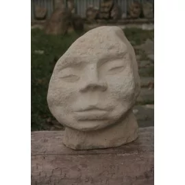 Orginálna Kamenná socha - Tvár
