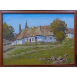 Painting - Oil painting - Cottage - Varuzhan Aghamyan