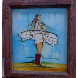 Obraz - maľba na skle - Madona s dieťaťom