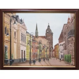 Obraz - olejomaľba - Košice, Mlynská ul. - Katarzyna Kordowska