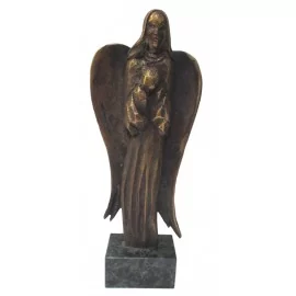 Bronzová socha - Anjel - akademický sochár Maciej Syrek