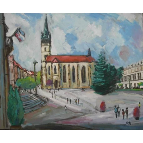 Obraz - Olejomaľba na plátne - Prešov 30 - Viliam Volk