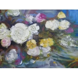 Obraz - Olejomaľba na plátne - Kvety - Gregory Goy