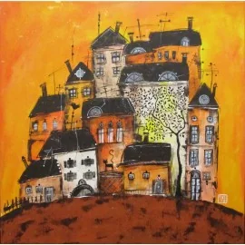 Domčeky v oranžovom - Silvia Sochuláková