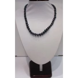 náhrdelník- čierne riečne perly