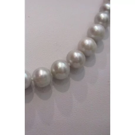 náhrdelník riečne perly strieborné